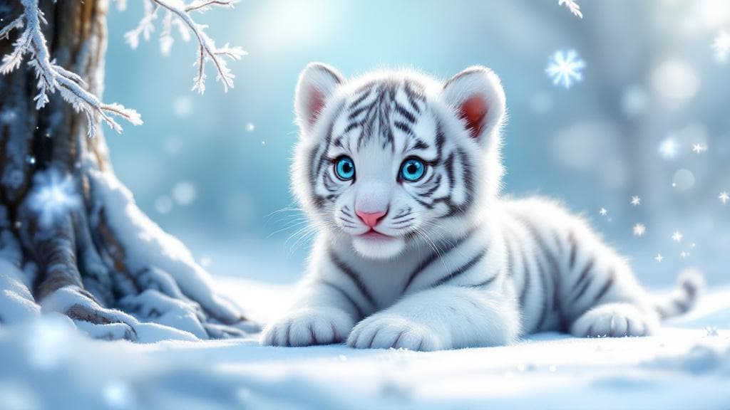 아기호랑이 · 겨울 판타지