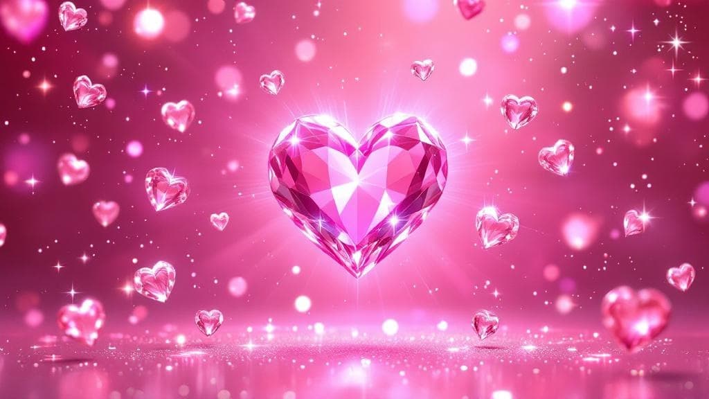 핑크하트 · 크리스탈 러브